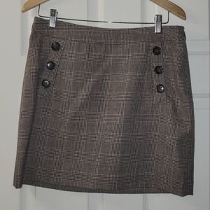 Banana Republic Plaid Mini Skirt